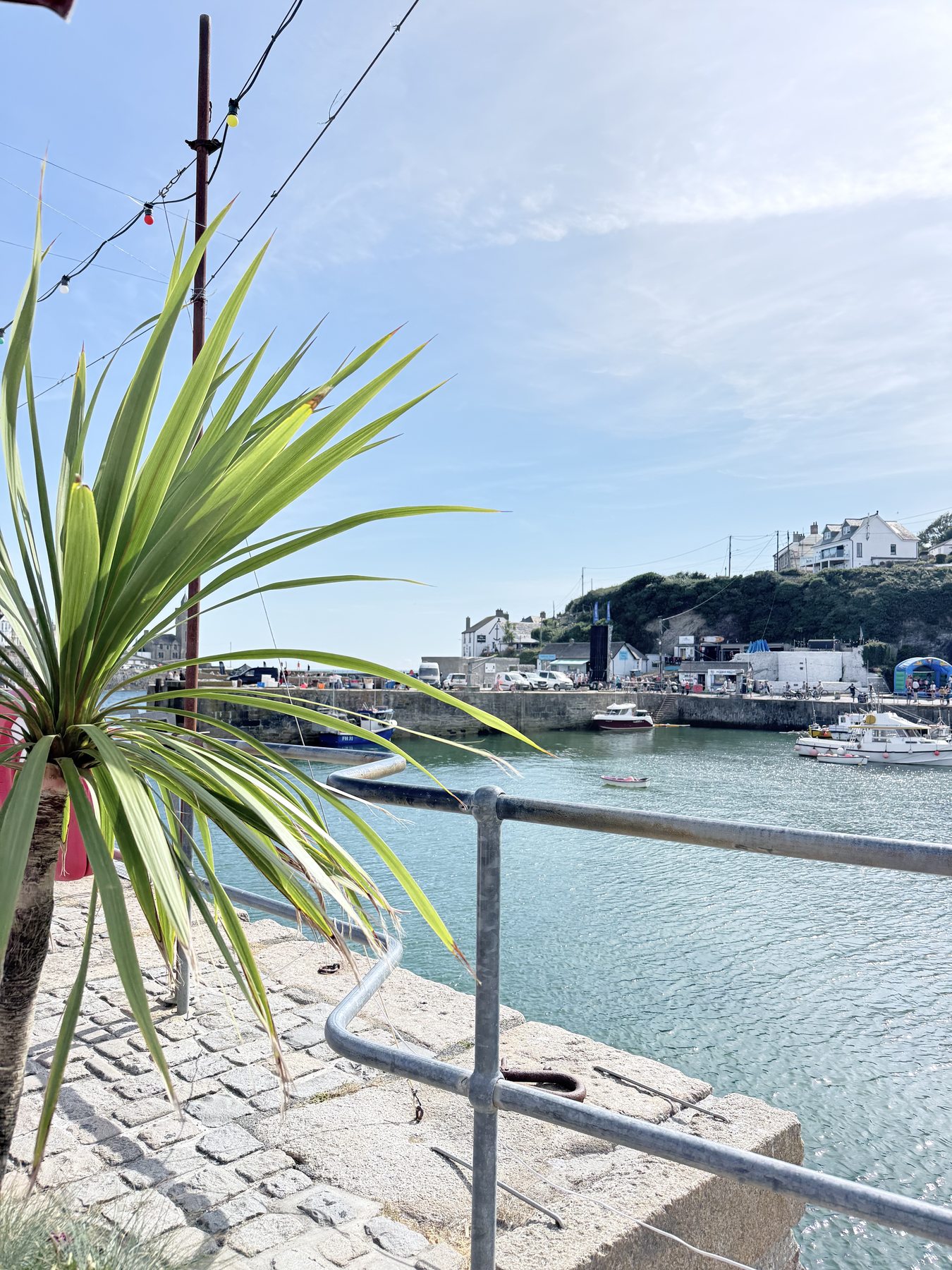 Harbour view in Porthleven, Cornwall